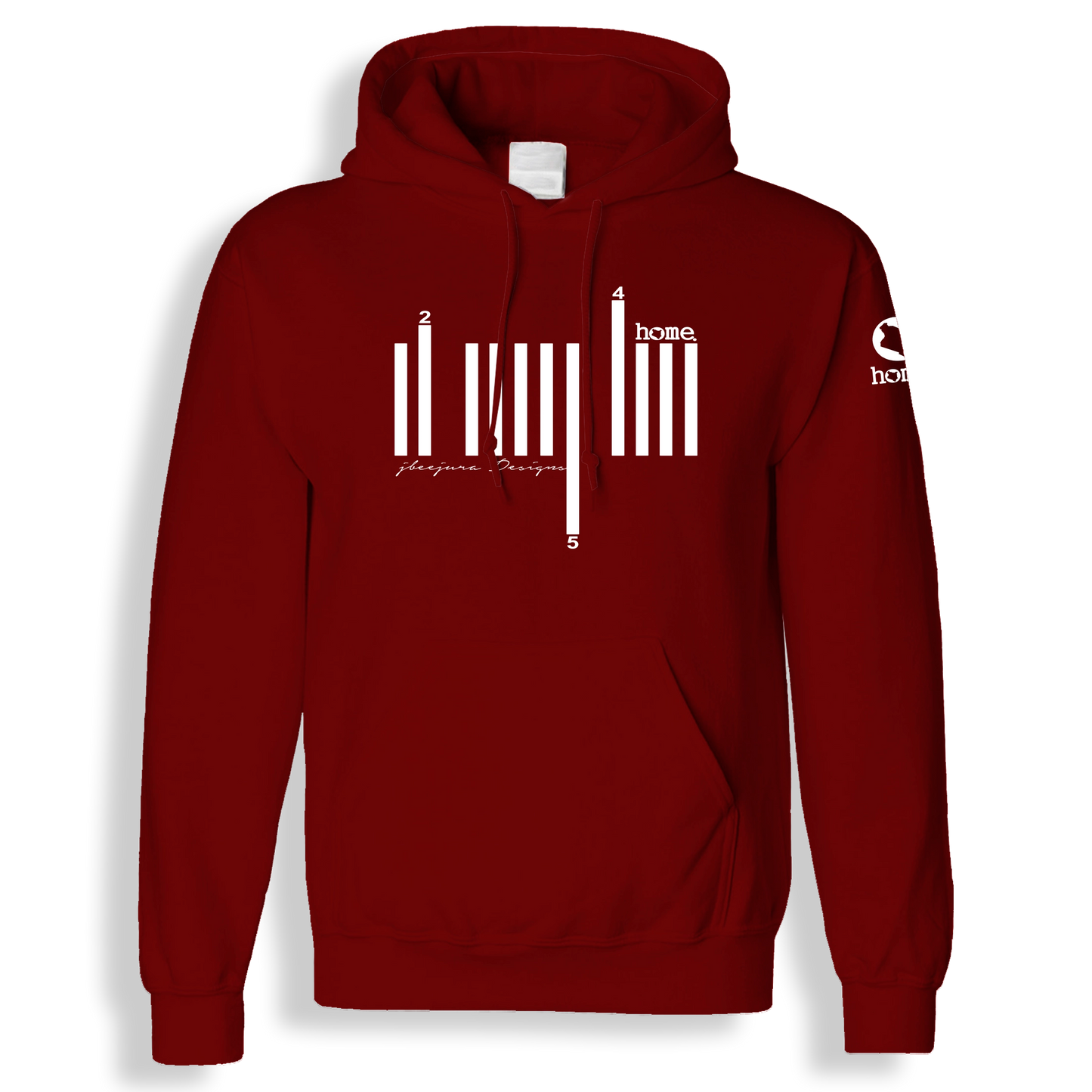 Hoodie - Maroon Red (Heavy Fabric)