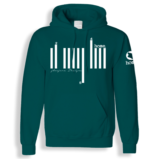Hoodie - Deep Aqua (Heavy Fabric)